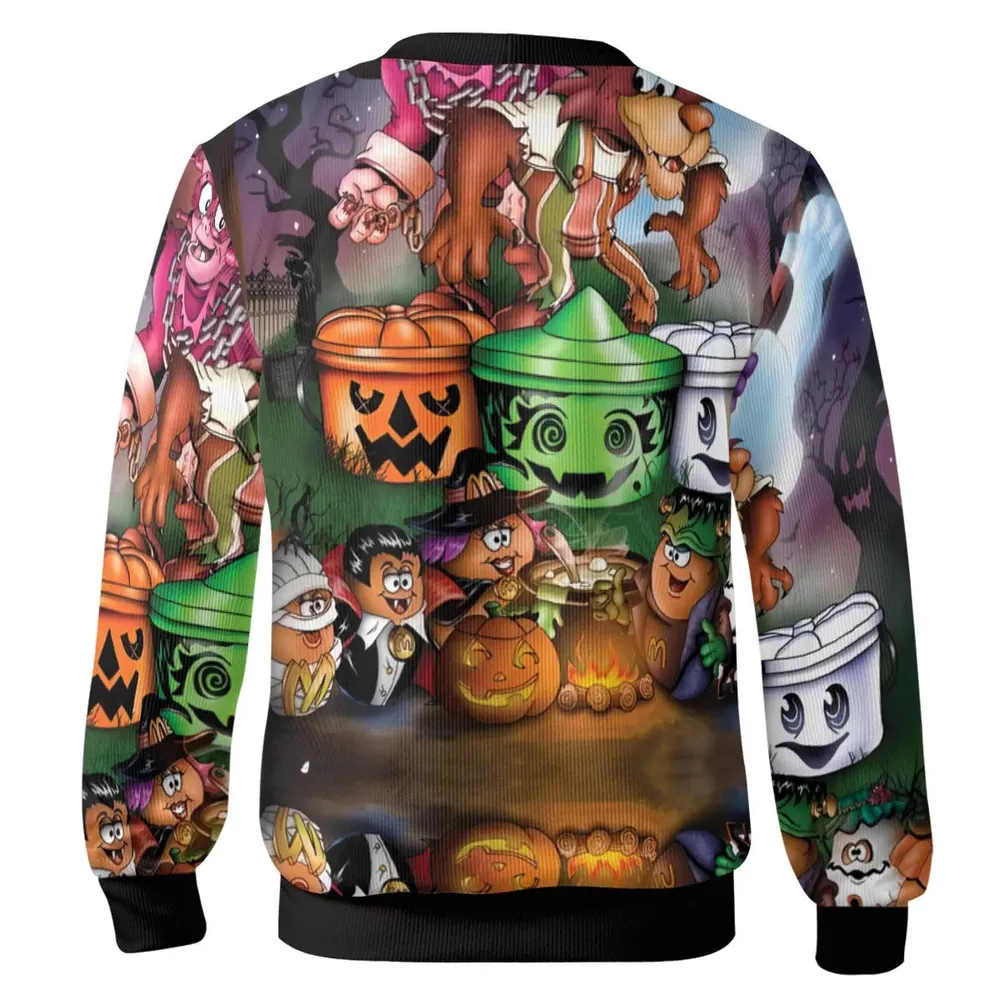 Halloween Food Mascot Themed Cardigan - 3