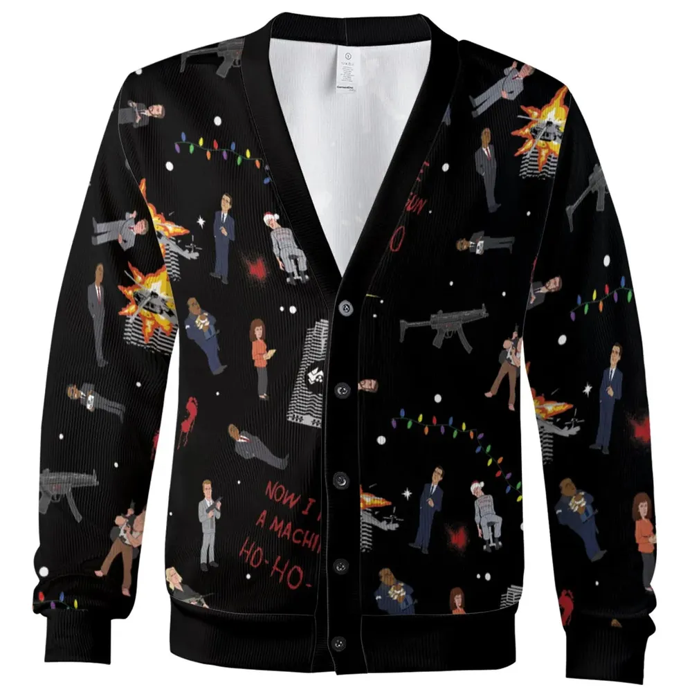 Die Hard Is My Favorite Christmas Movie Cardigan - 2