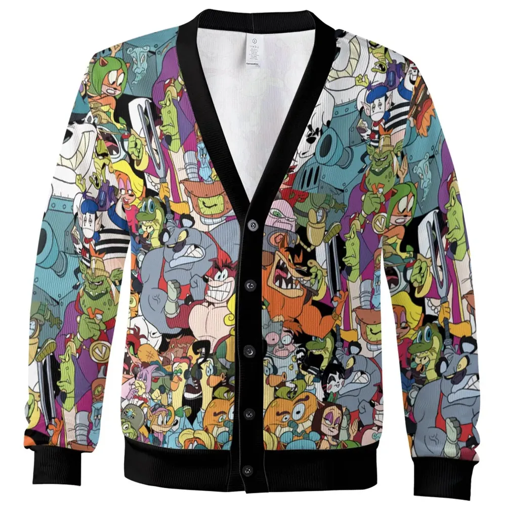 Retro Gamer Crash Bandicoot Cardigan - 2