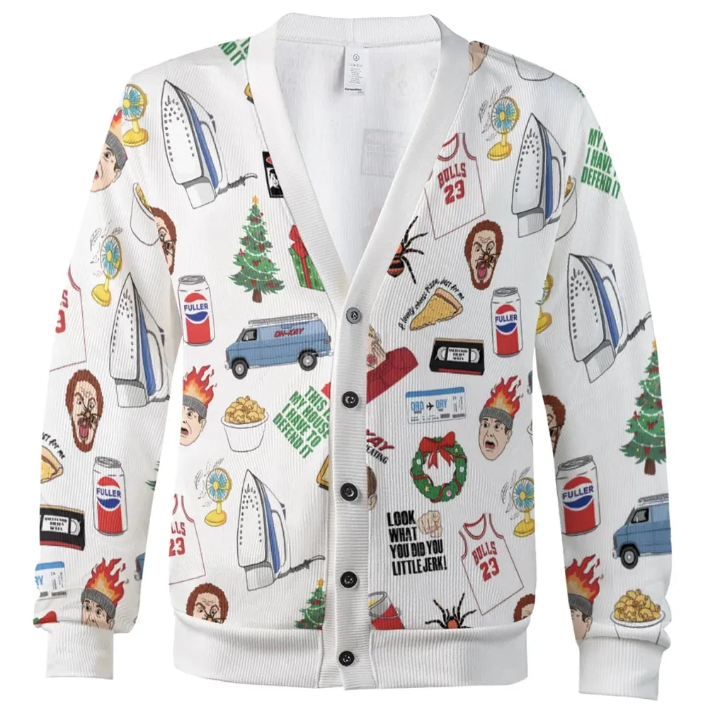 Holiday Pranks Home Alone Cardigan - 2