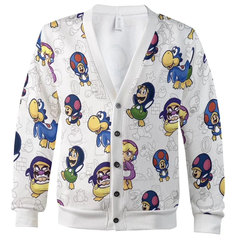 Penguin Party Super Mario Cardigan - 2