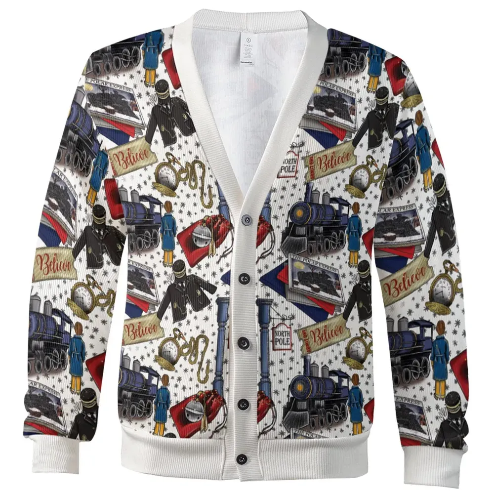 The Polar Express Christmas Movie Cardigan - 2