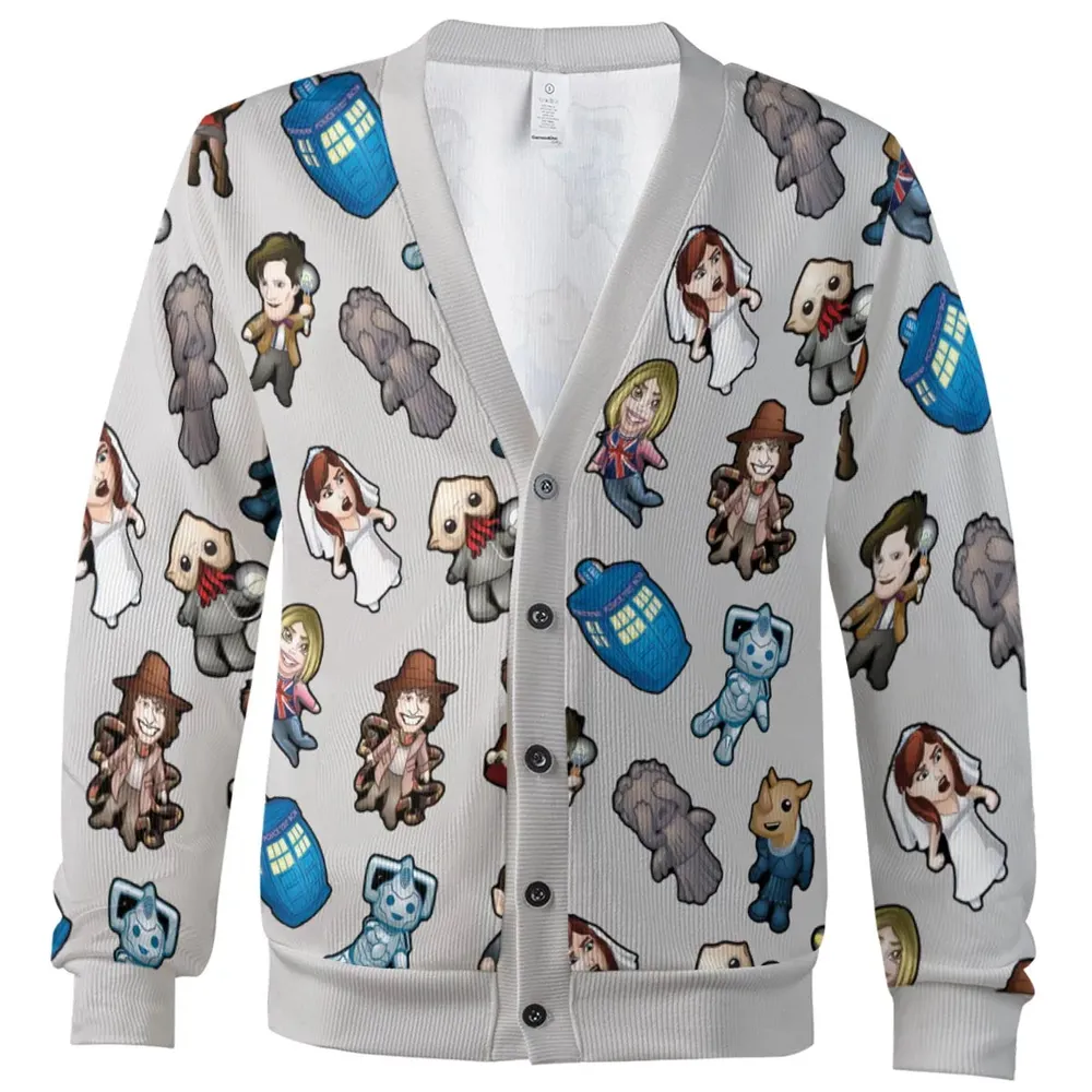 Cartoon Who Doctor Who Cardigan - 2