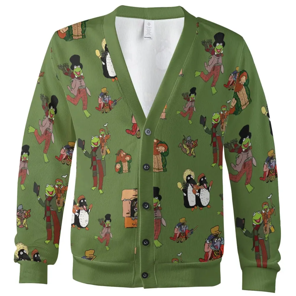 The Muppet Christmas Carol Characters Cardigan - 2