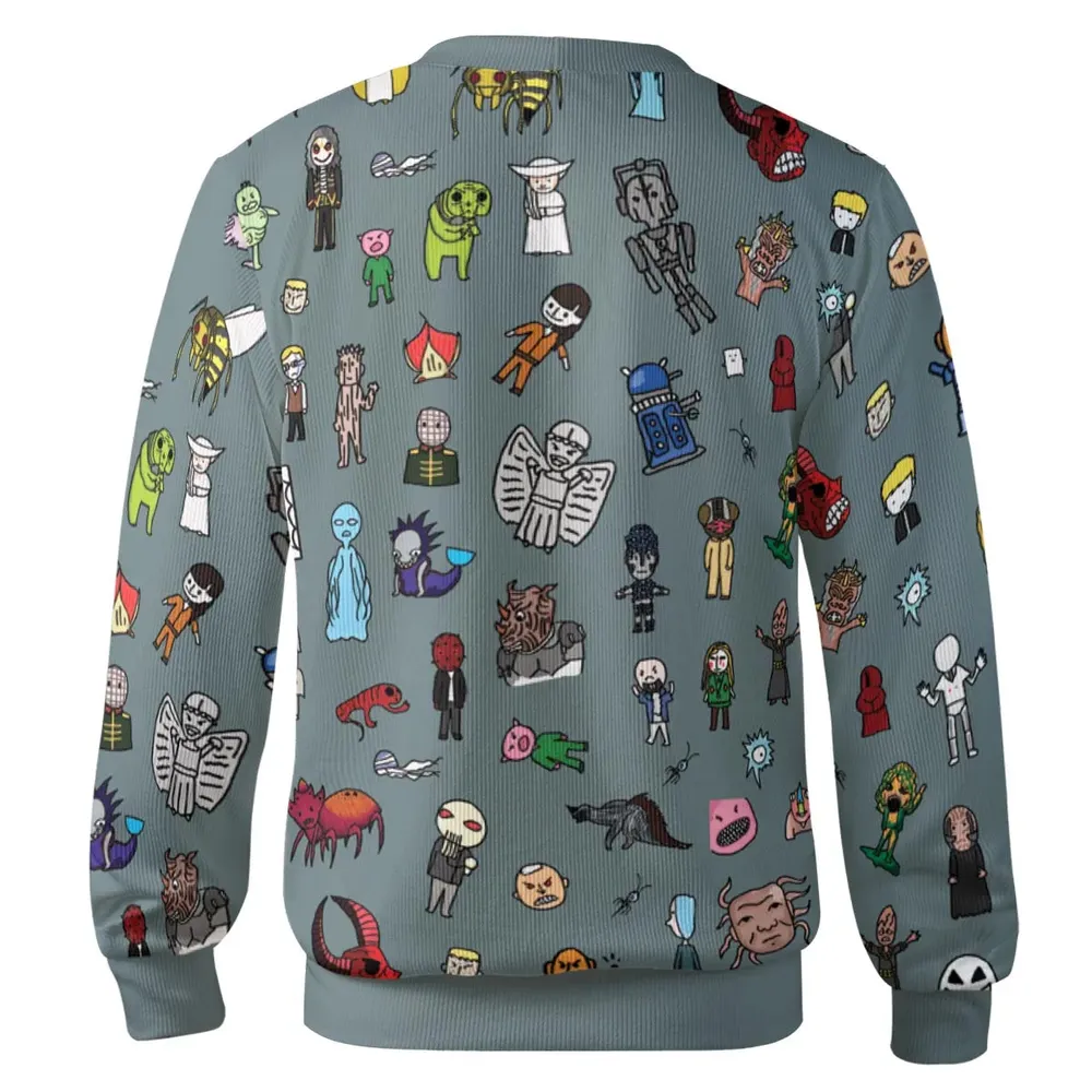 The Races of Doctor Who Cardigan - 3