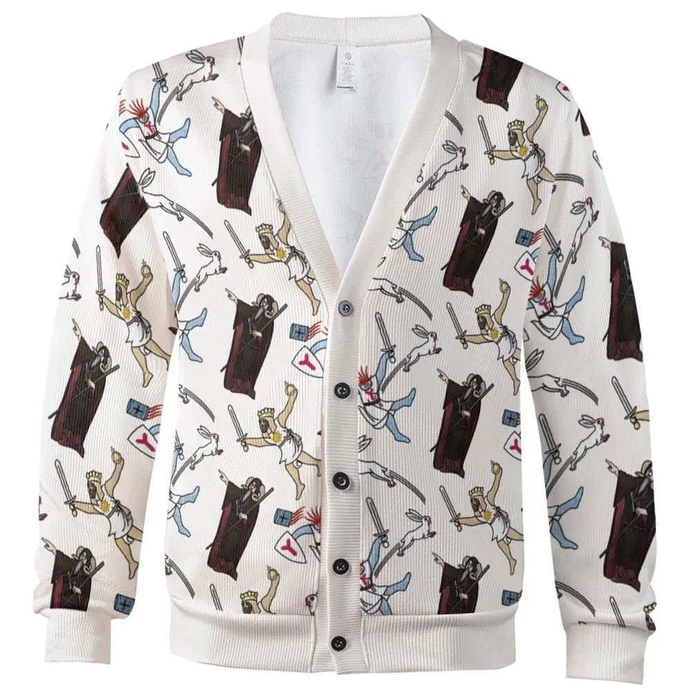 The Killer Rabbit Monty Python Cardigan - 2