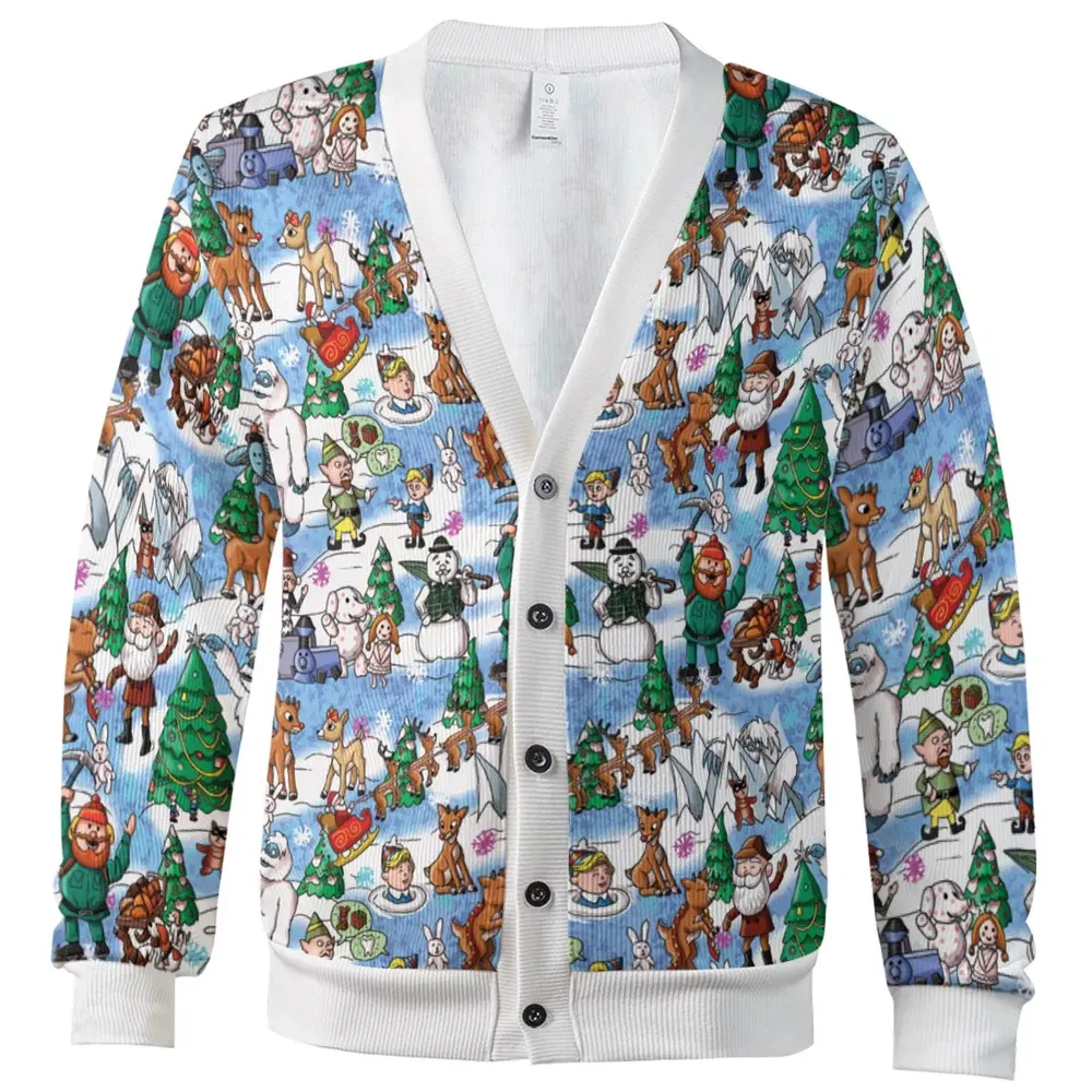 Snowland Rudolph the Red-Nosed Reindeer Cardigan - 2