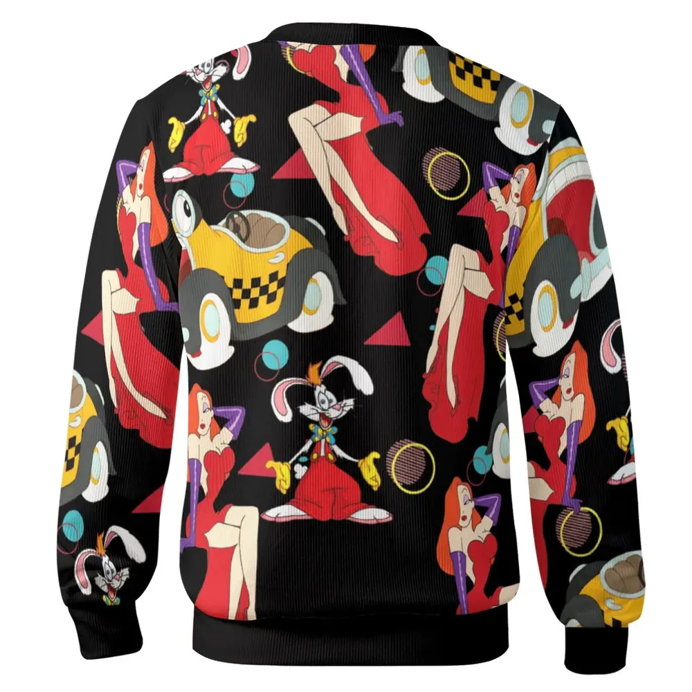 Retro 90s Jessica Rabbit Roger Rabbit Cardigan - 3