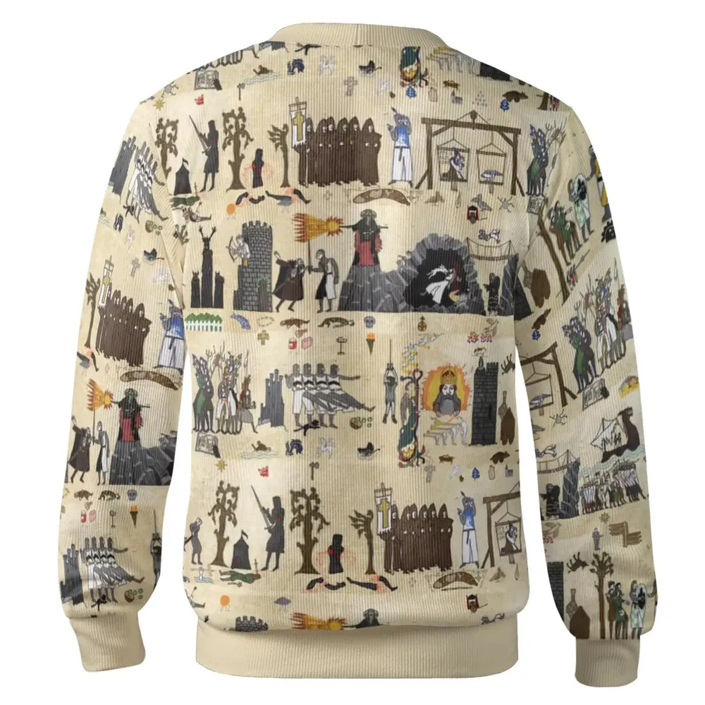 Bayeux Tapestry Monty Python Cardigan - 3