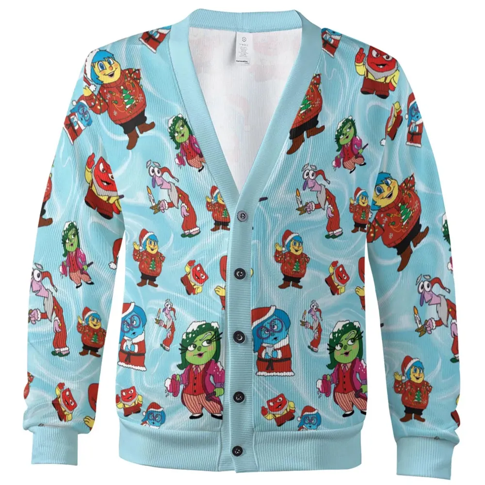 Santa's Emotion Inside Out Cardigan - 2