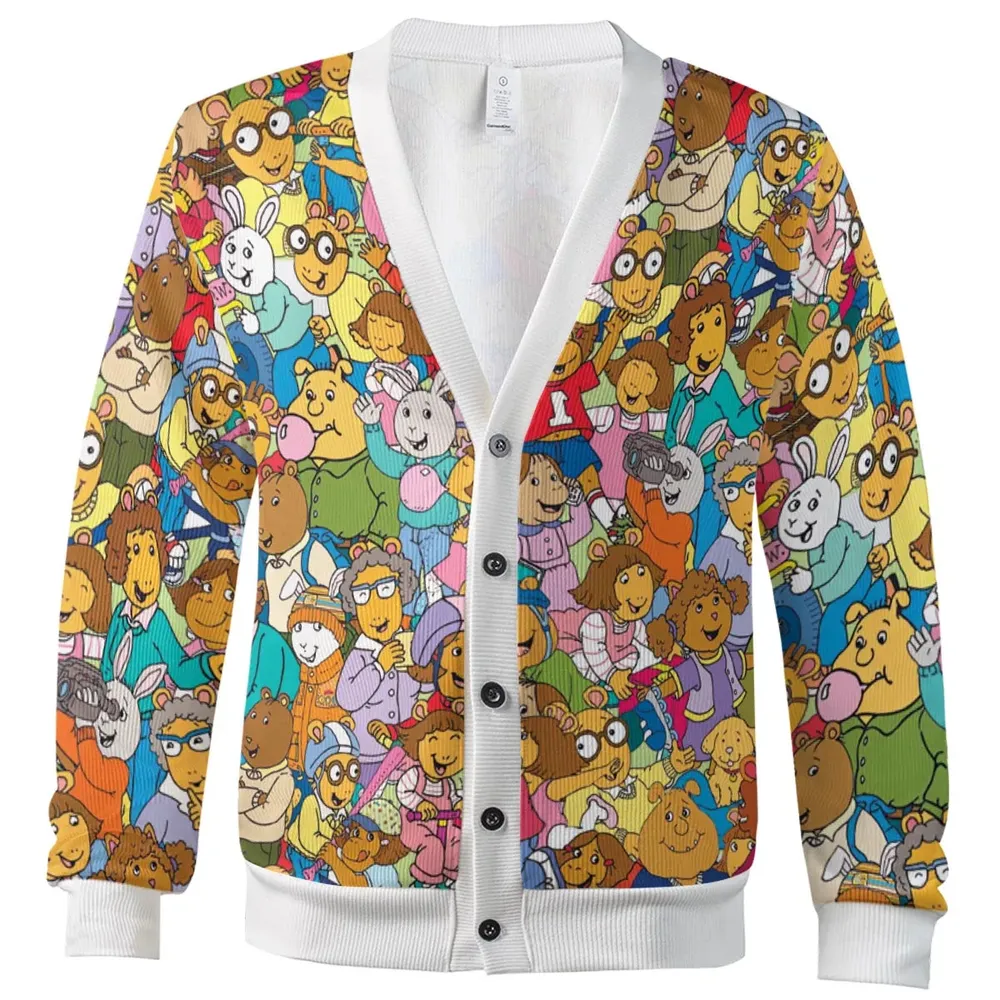 Cast Of Arthur Cartoon Cardigan - 2