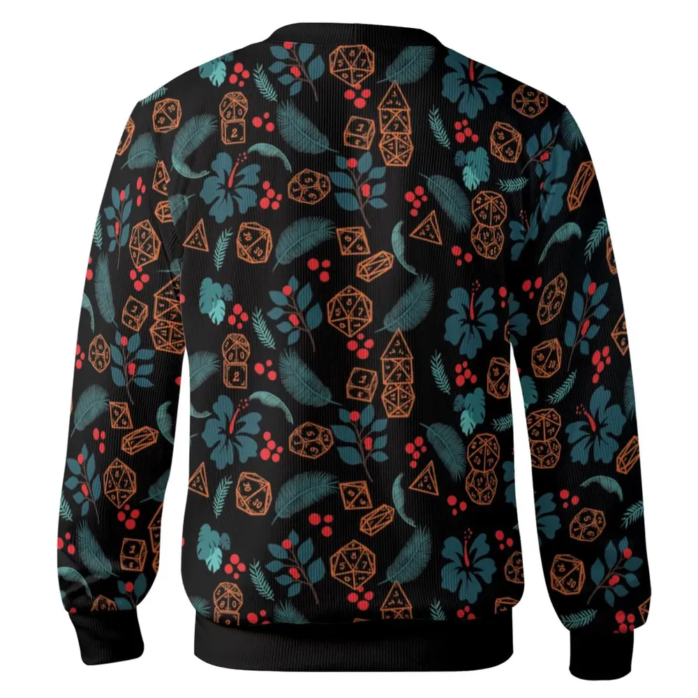 Floral Dice DnD Cardigan - 3