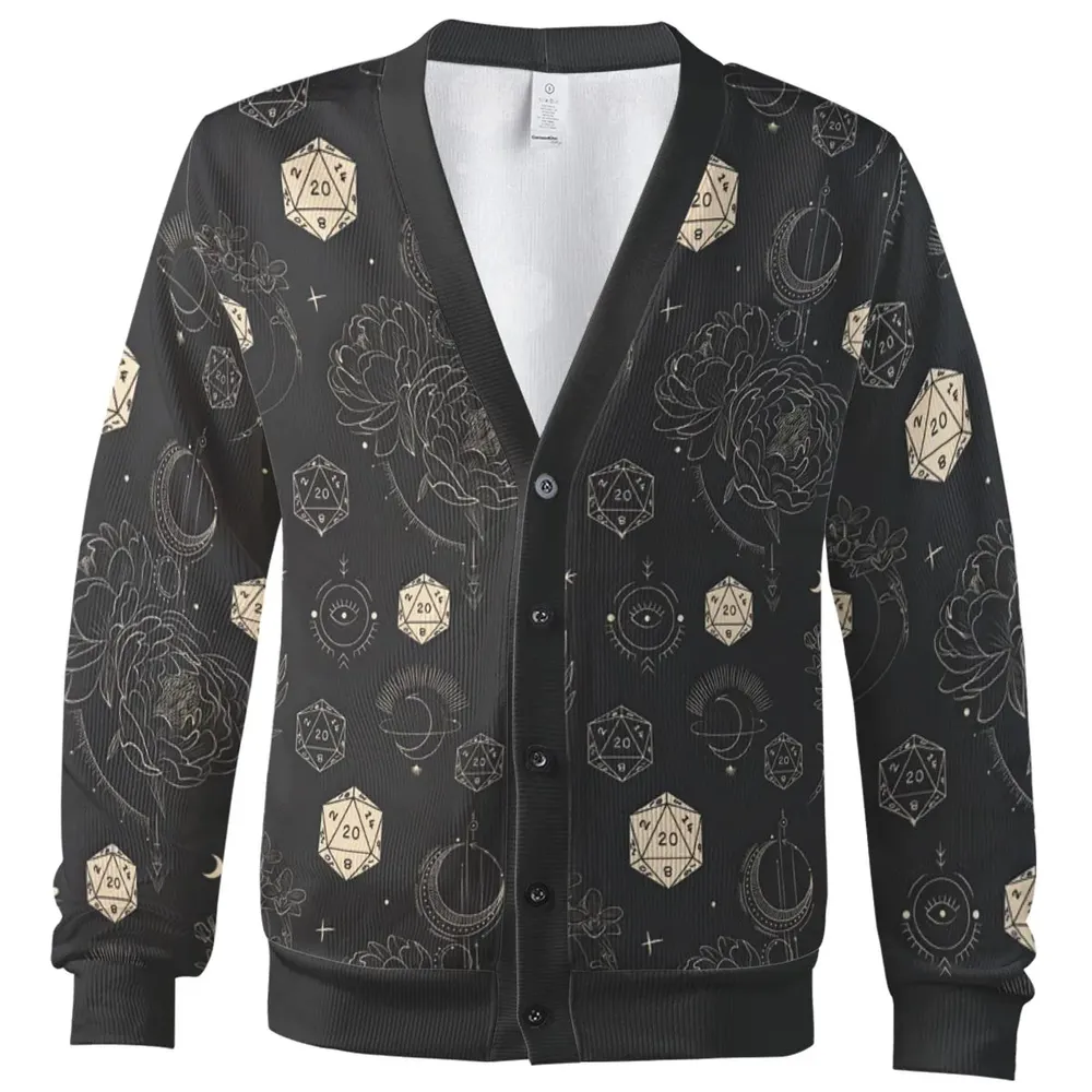 Explosion Dice DnD Cardigan - 2