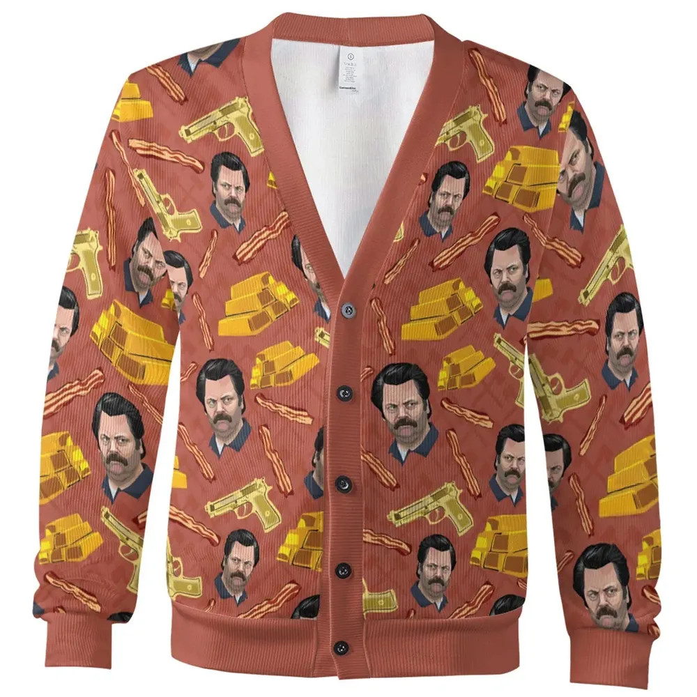 A Swan Song Parks and Recreation Cardigan - 2