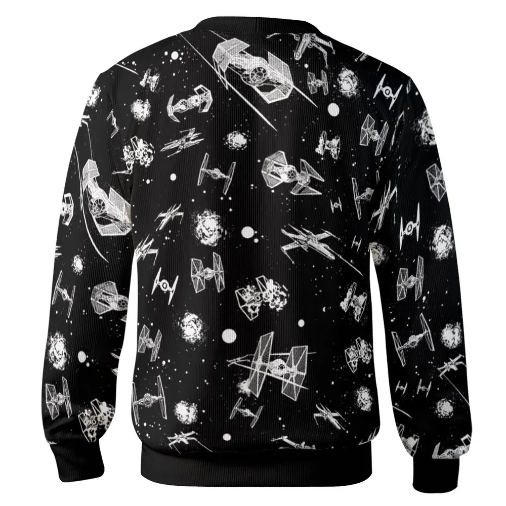 Space Ship Battle Star Wars Cardigan - 3