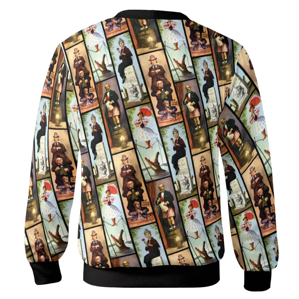 Haunted Mansion Vintage Stretch Pattern Cardigan - 3
