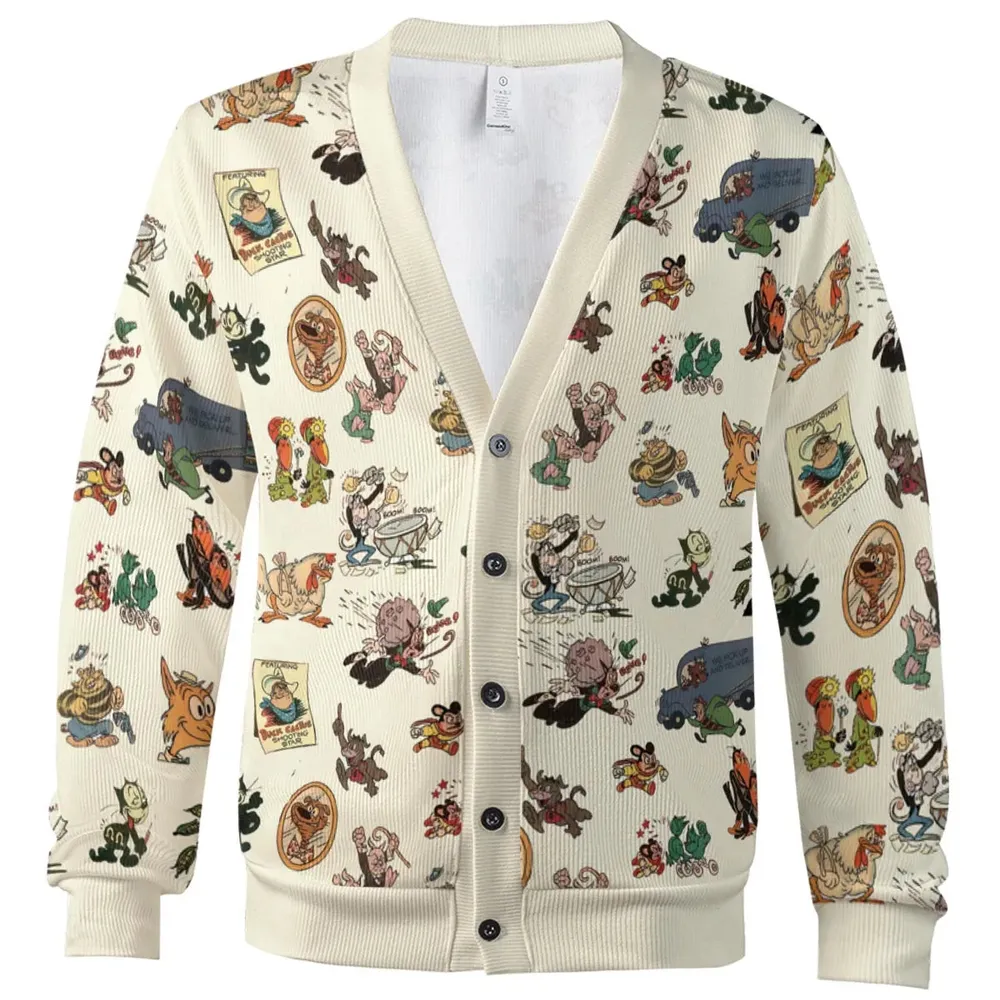 Nostalgia Terrytoons Characters Cardigan - 2