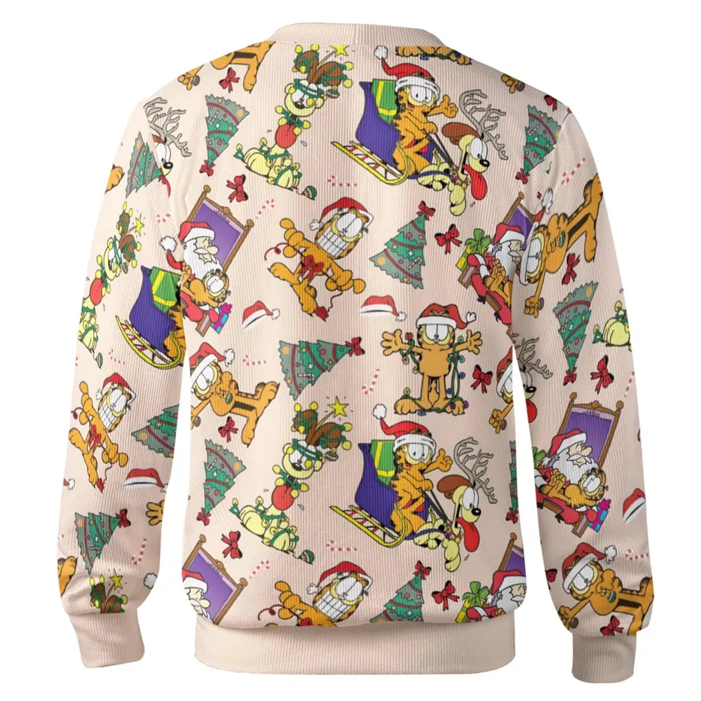 Garfield And Odie Christmas Sleigh Cardigan - 3