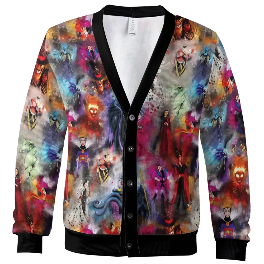 Watercolor Villains Cardigan - 2