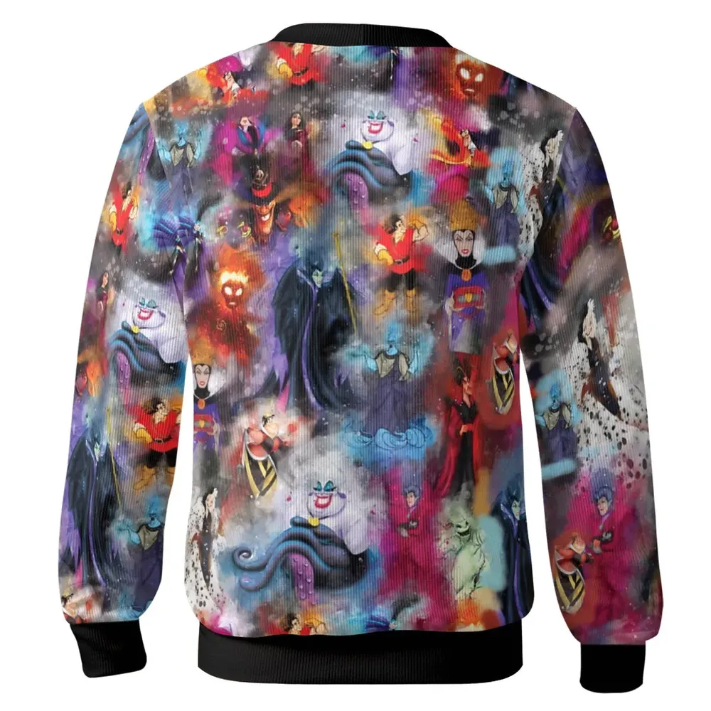 Watercolor Villains Cardigan - 3