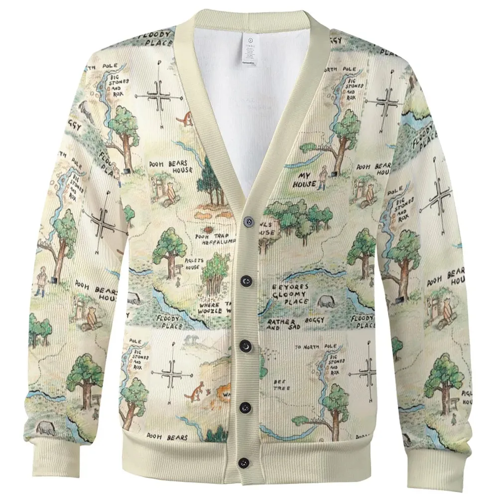 Hundred Acre Wood Map Cardigan - 2