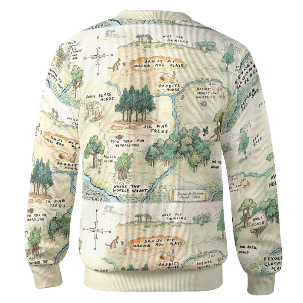 Hundred Acre Wood Map Cardigan - 3
