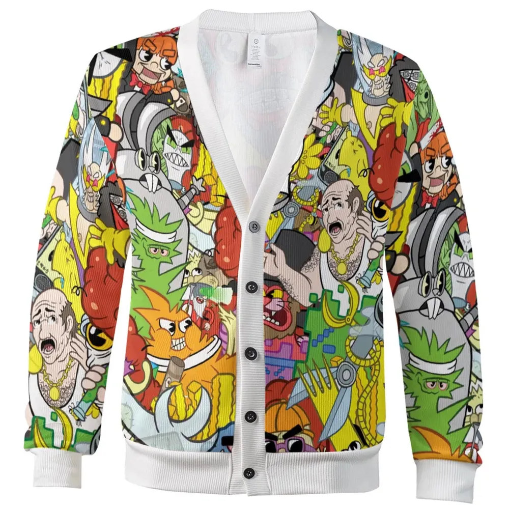 Pure Chaos Aqua Teen Hunger Force Cardigan - 2