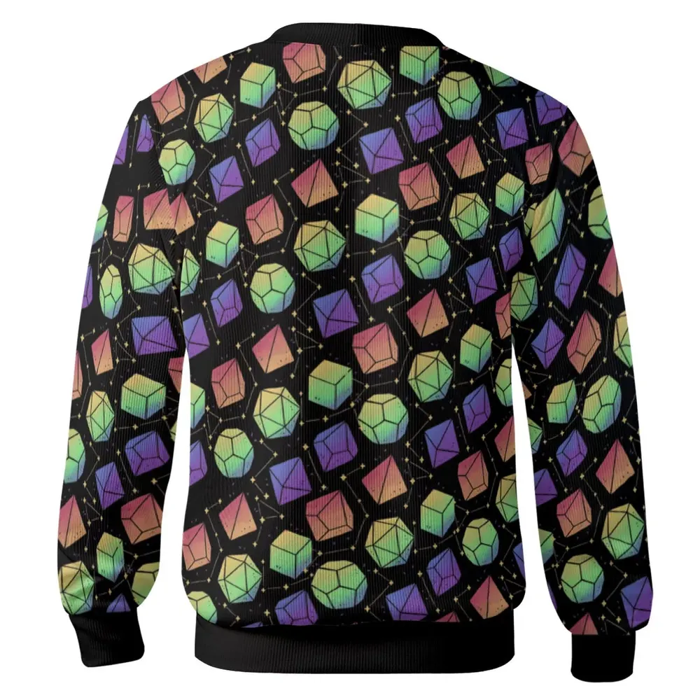 Rainbow Galaxy DnD Cardigan - 3