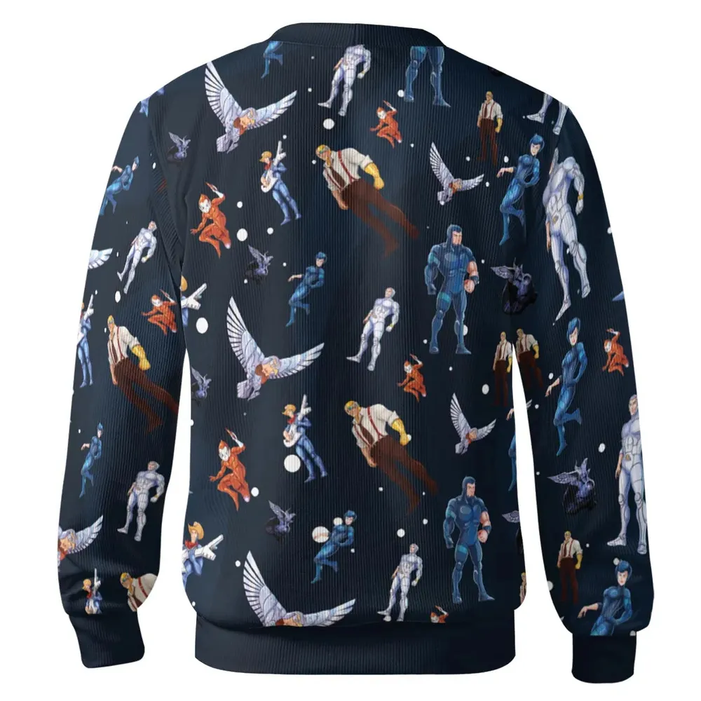 Silverhawks Cartoon Characters Cardigan - 3