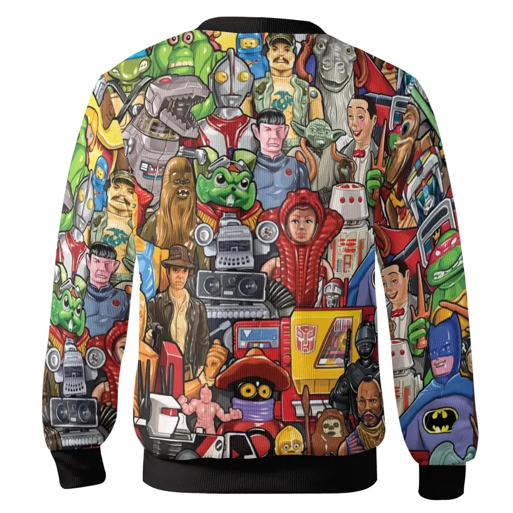The Best Obscure 80s Toy Lines Cardigan - 3