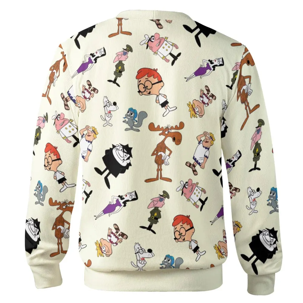 60s The Adventures Of Rocky And Bullwinkle and Friends Cardigan - 3