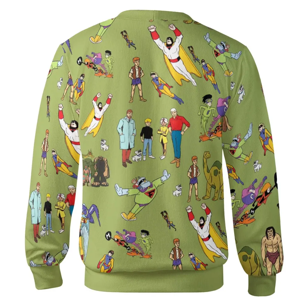 60s Vintage Characters Cardigan - 3