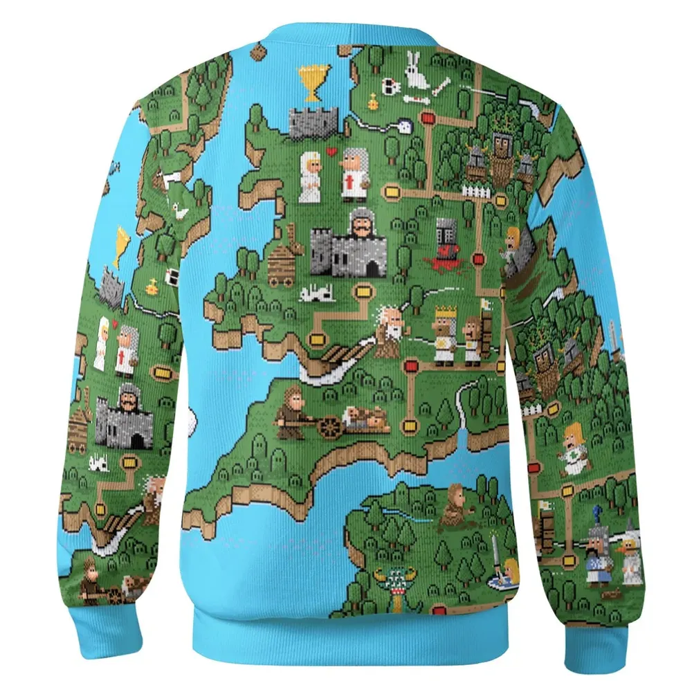 Pixel Art Python Monty Python Cardigan - 3