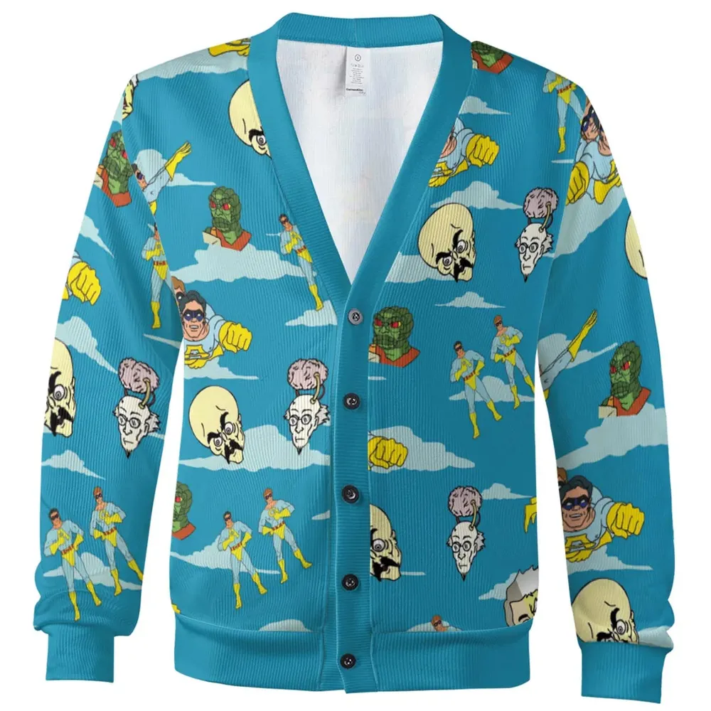The Ambiguously Gay Duo Characters Patterns Cardigan - 2