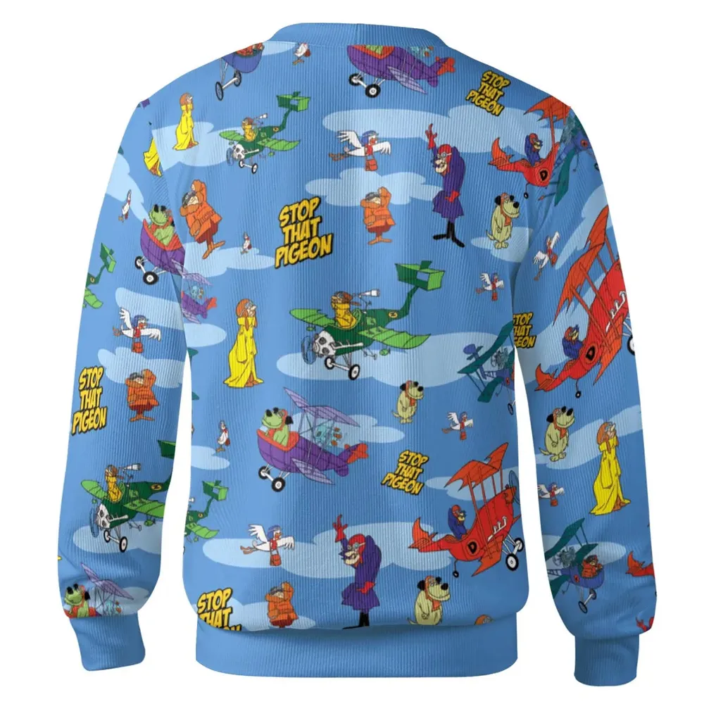 Stop That Pigeon Dastardly and Muttley in Their Flying Machines Cardigan - 3