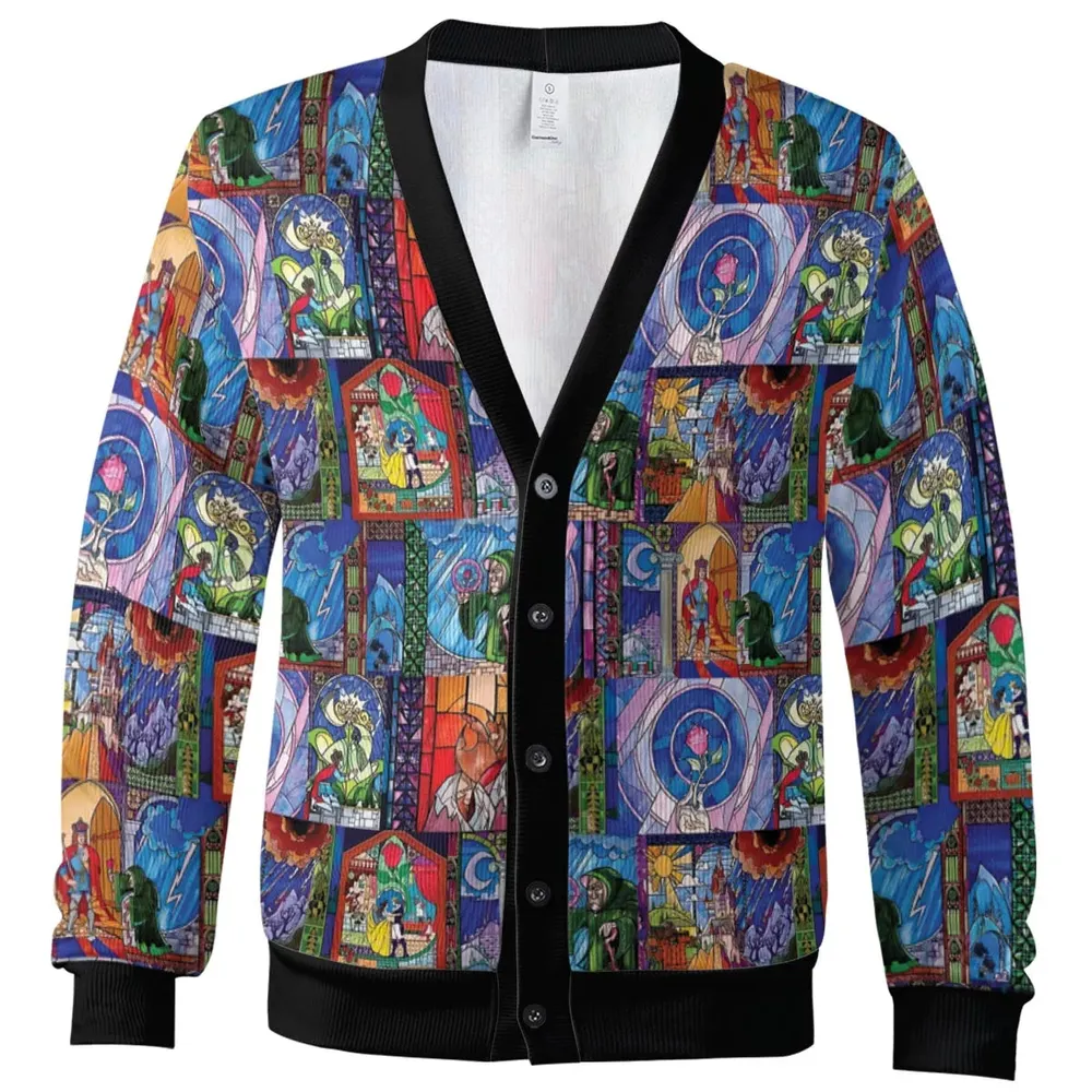 Beauty And The Beast Story Windows Cardigan - 2