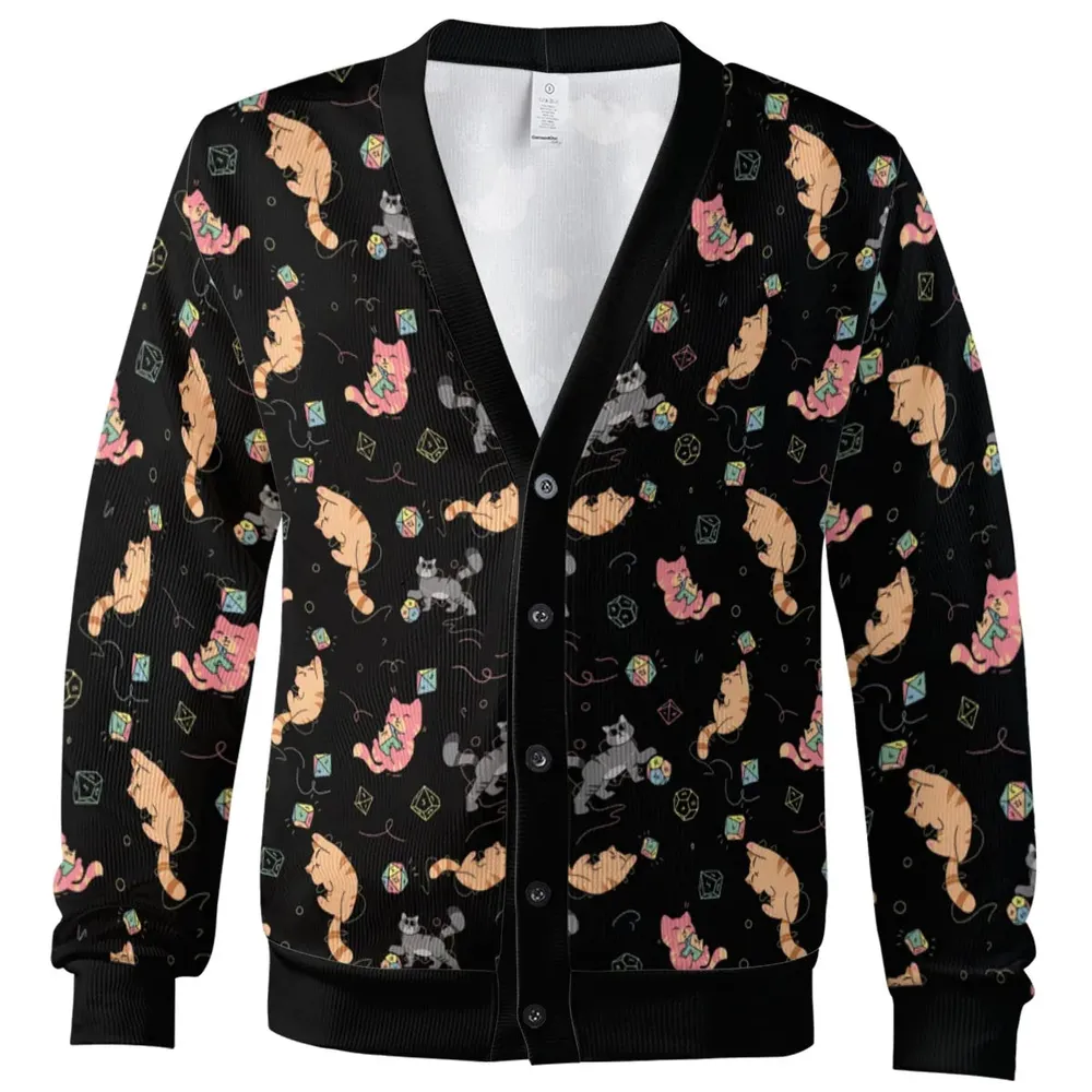 Dice Cat DnD Cardigan - 2