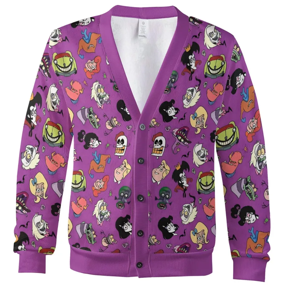 Beetlejuice Cartoon Vintage Cardigan - 2