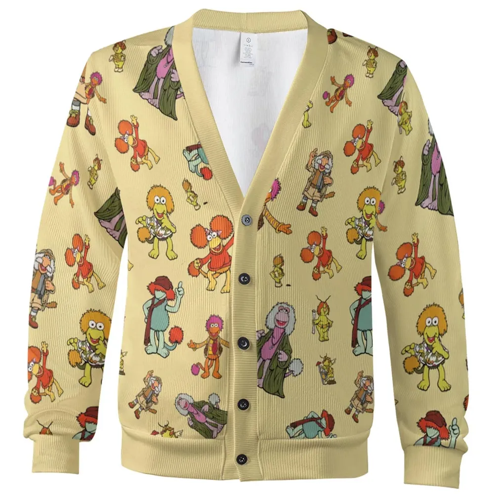 Fraggle Rock Characters Cardigan - 2
