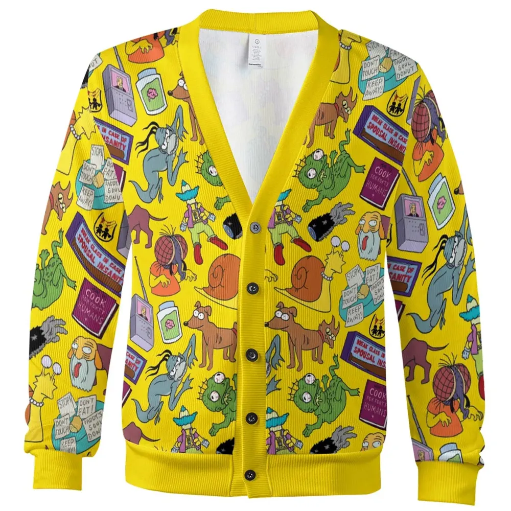 Treehouse of Horror The Simpson Cardigan - 2