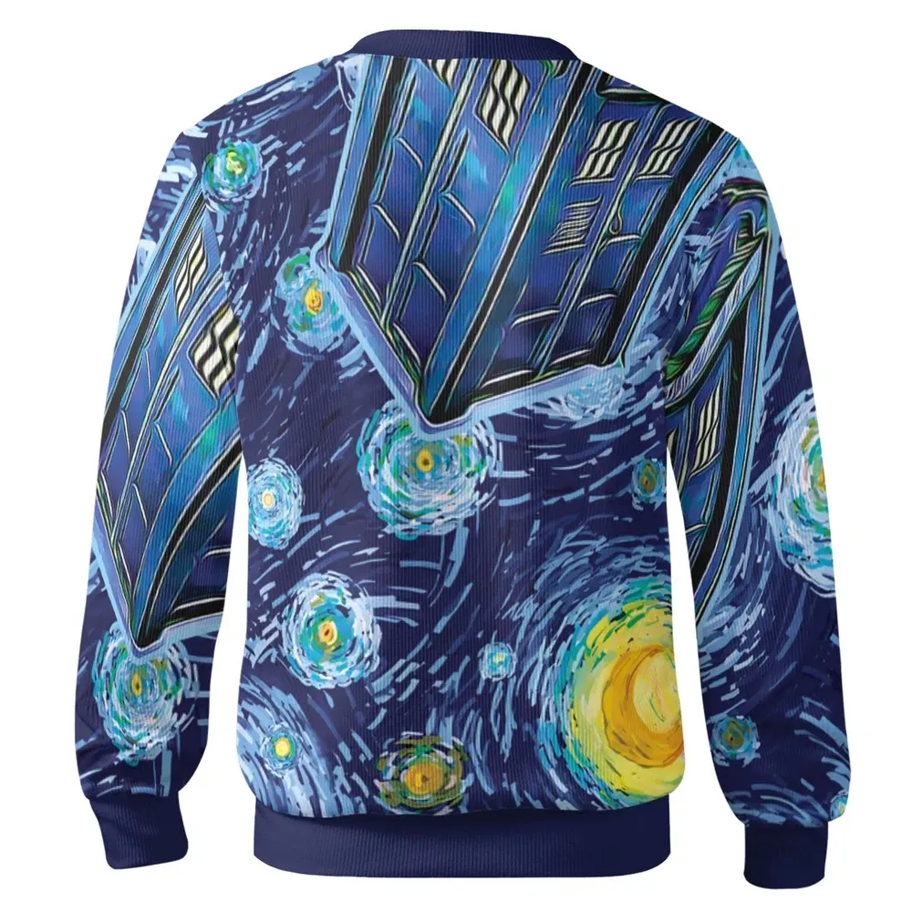 Tardis Starry Night Doctor Who Cardigan - 3