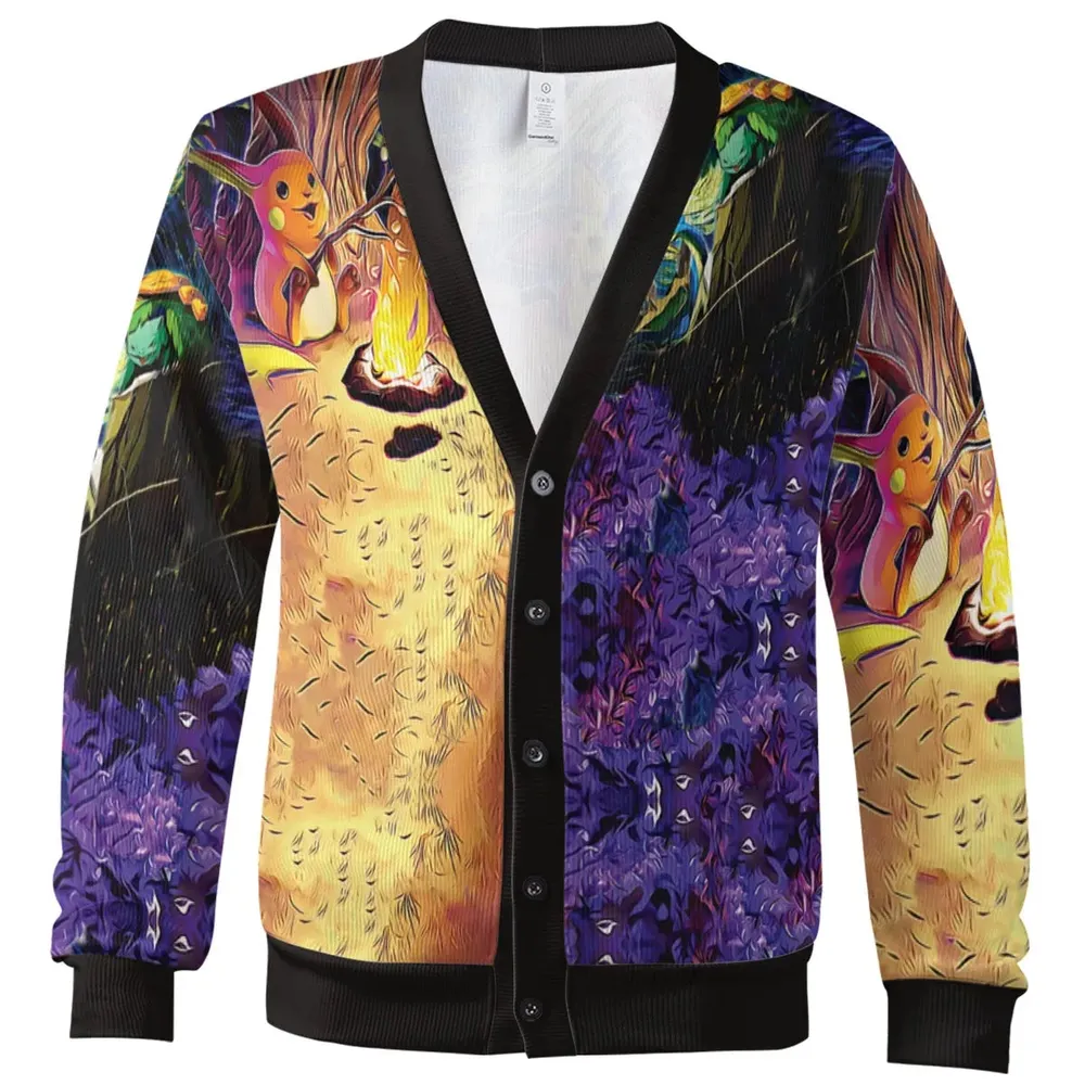 Pokemon Starry Night Campfire Cardigan - 2
