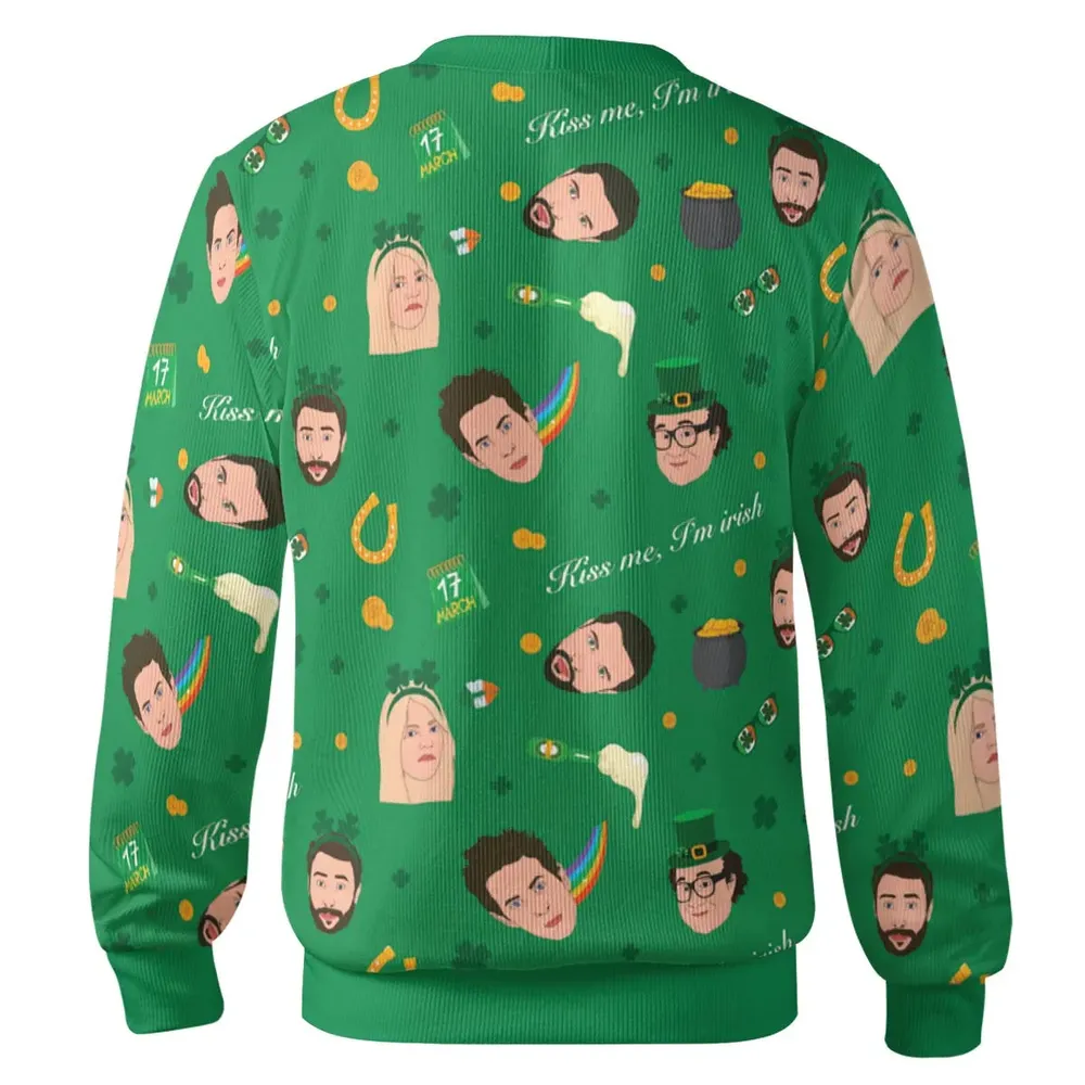 Kiss Me I'm Irish It's Always Sunny in Philadelphia Cardigan - 3
