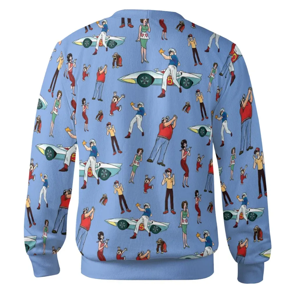 Speed Racer Characters Pattern Cardigan - 3