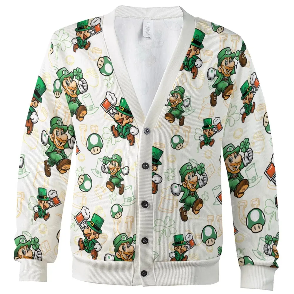 Lucky Plumber Super Mario Cardigan - 2