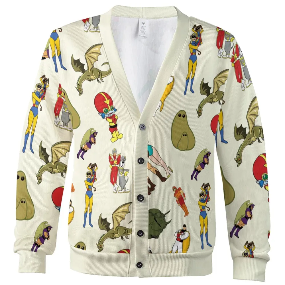 Herculoids and The Rest Of Hanna Barbera Space Stars Cardigan - 2