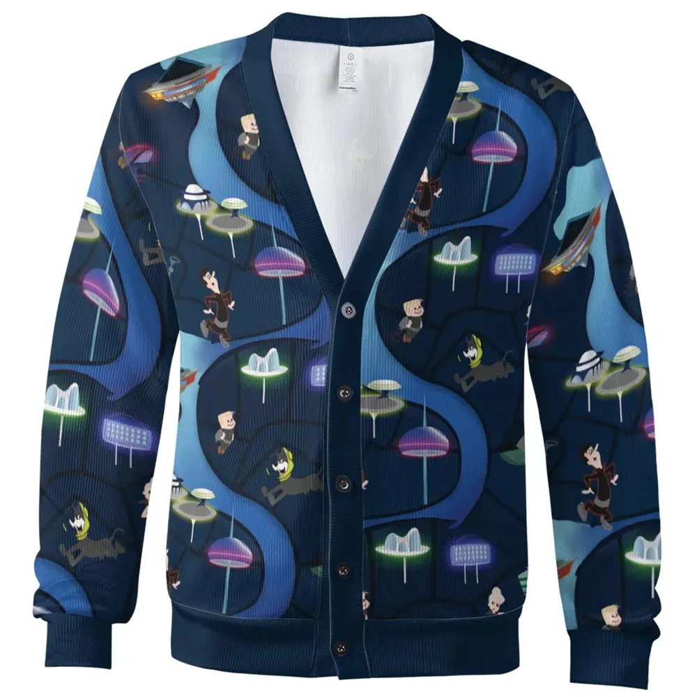 City of The Future The Jetsons Cardigan - 2