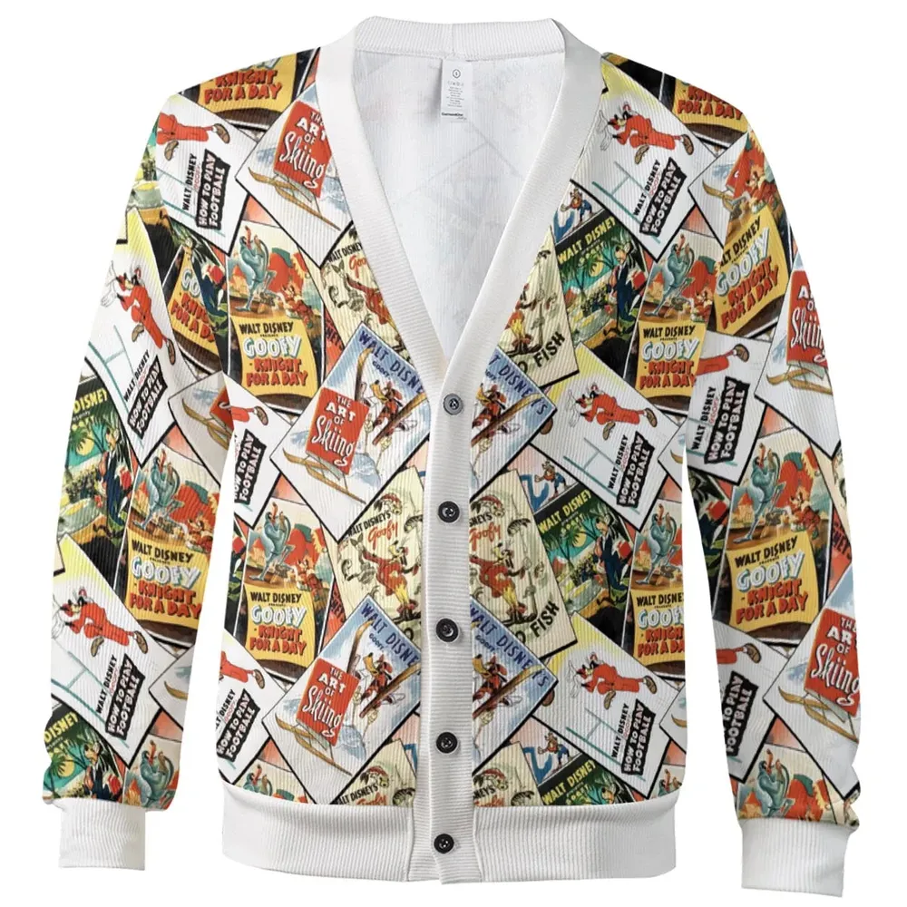 Goofy Vintage Posters Cardigan - 2