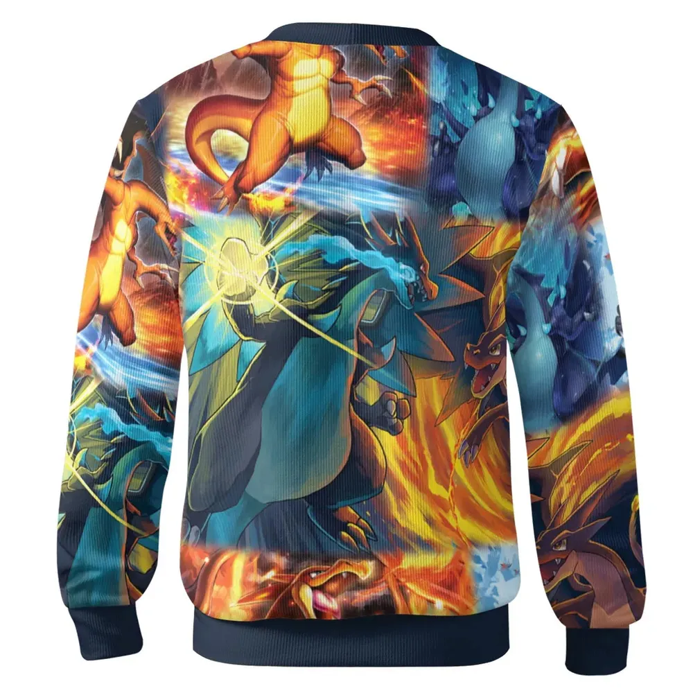 Charizard Ice Fire Dragon Combat Cardigan - 3
