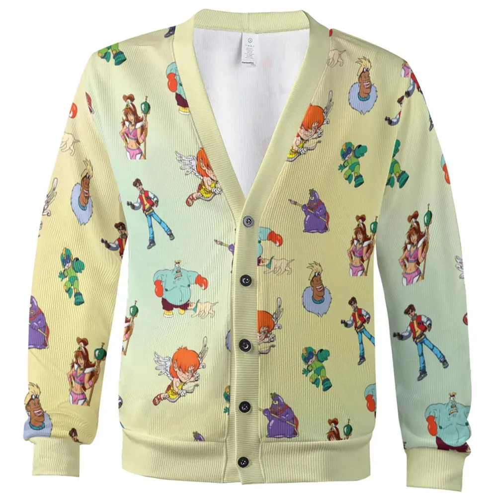 80s Captain N: The Game Master Characters Cardigan - 2